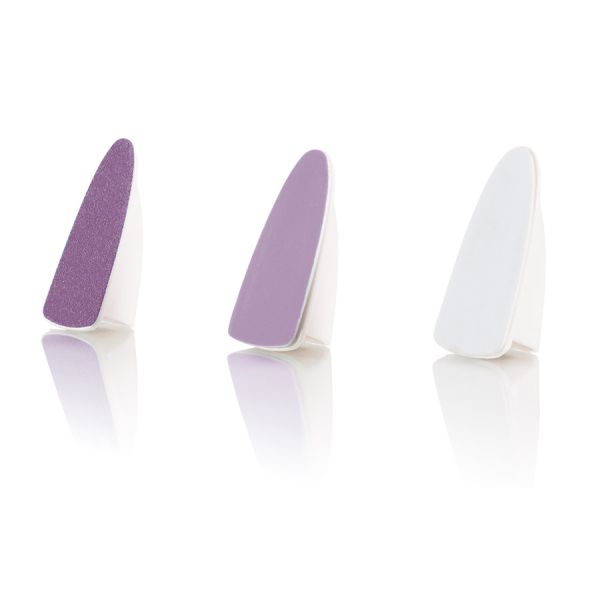 Wellife Náhradné nádstavce k Elektrickému pilníku na nechty 3 ks