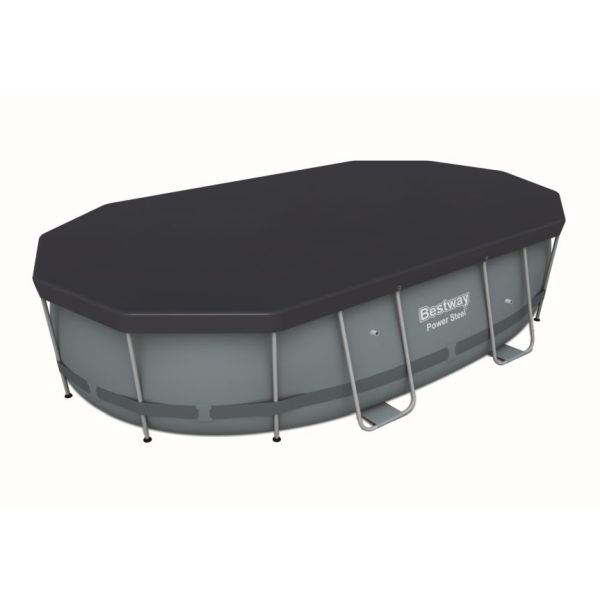 Bestway Krycia plachta na bazén Power Steel 4,27 x 2,5 x 1 m