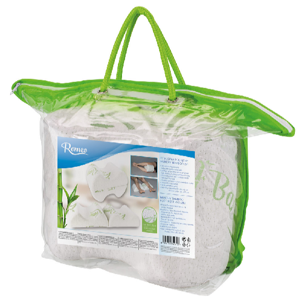 Romeo Podložka pod nohy 2v1 MEMORY BAMBOO 55 x 20 x 10 cm