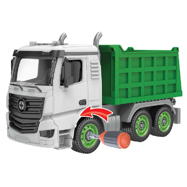 Kids World Logická stavebnica LOGIS AUTO smetiari