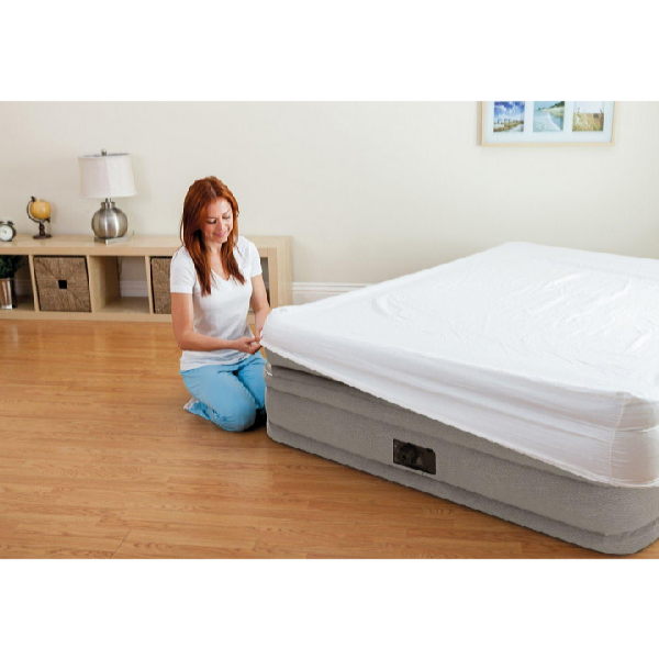 Intex Nafukovacia posteľ Air Bed Prime Comfort Twin so vstavaným kompresorom