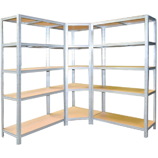 Profi Tools Kovový rohový regál ZEUS 180 x 90 x 70 x 40 cm 5 políc TC-081