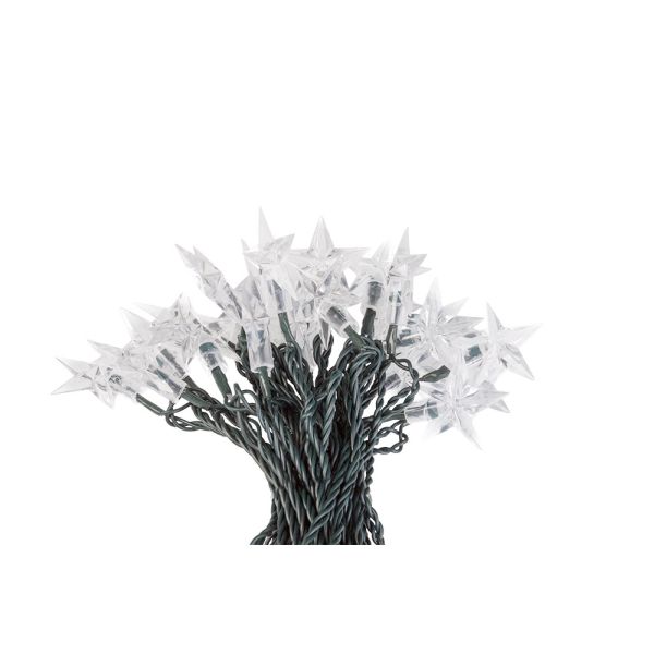 Platinium Vianočné LED osvetlenie 50 diód, hviezdy studená biela