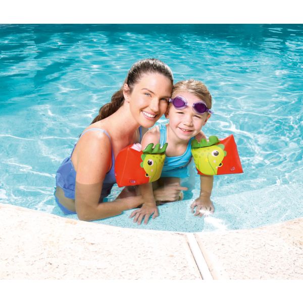 Bestway Nafukovacie rukávniky zvieratko 23 x 15 cm dinosaurus