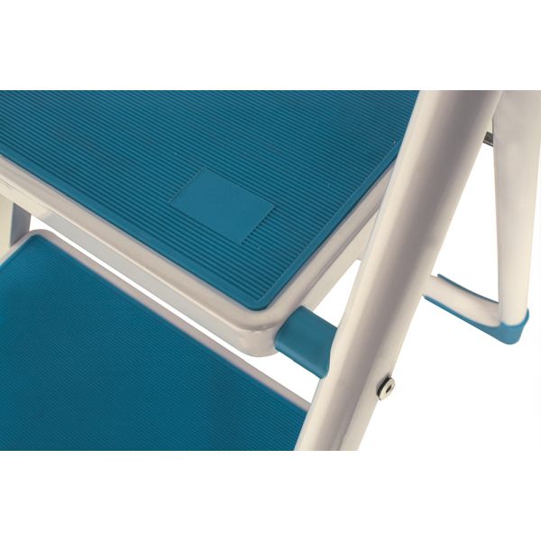 Profi Tools Schodíky do domácnosti PROFI 2x1 priečky, modré JZ919-2B