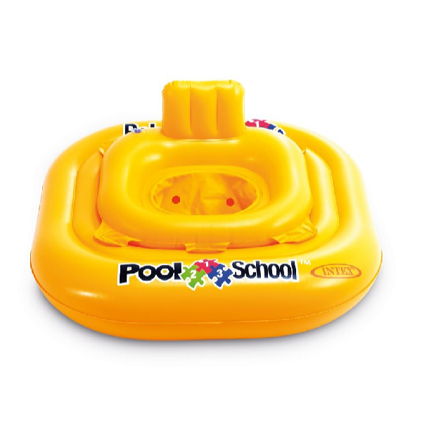 Intex Detské nafukovacie sedadlo do vody Pool School Deluxe 79 x 79 cm