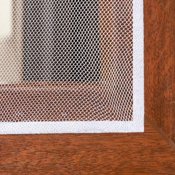 HomeLife Okenná sieť proti hmyzu 130x150cm, biela