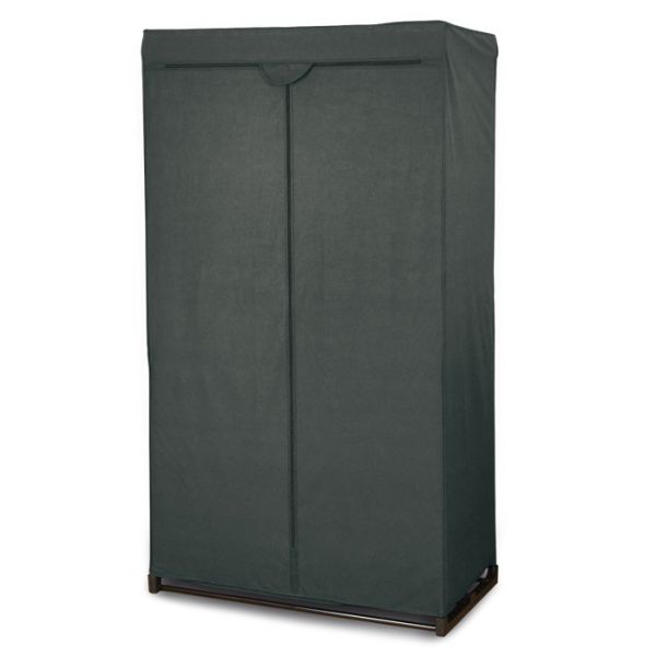 HomeLife Mobilná skriňa antracit