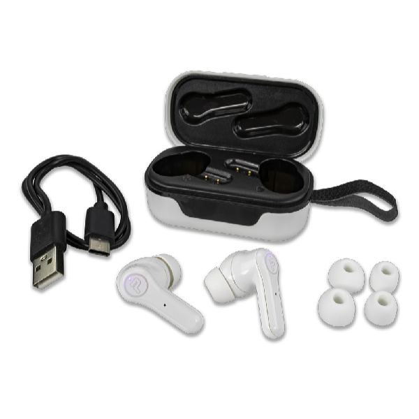 Platinium Bezdrôtové slúchadla AIR BASS PRO 18 YYK-ANC biele