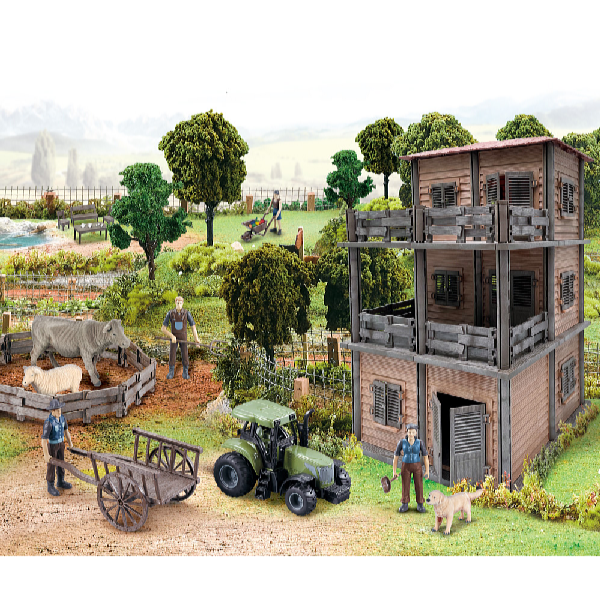 Kids World Stavebnica farma 311 ks