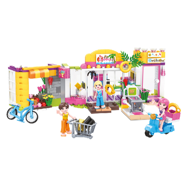 Kids World Stavebnica Girls Shopping 376 ks