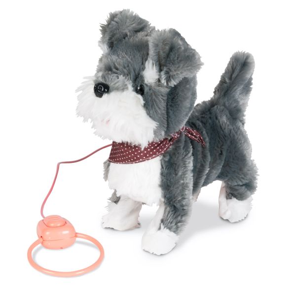 Kids World Interaktívne šteniatko s vodítkom hnedé