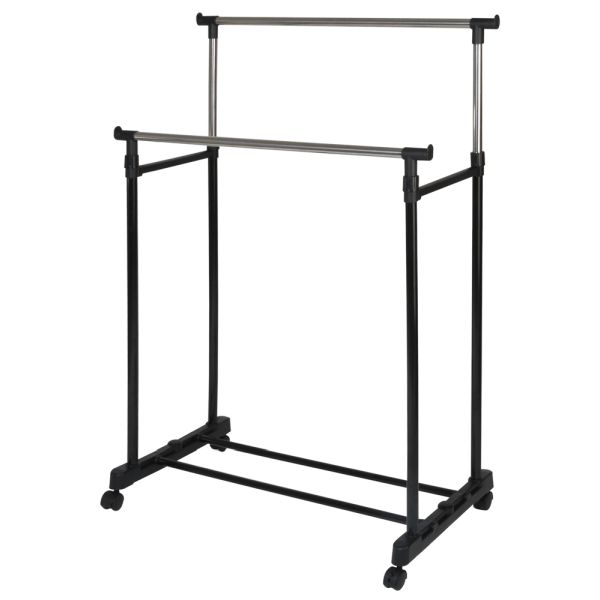 HomeLife Pojazdný stojan na šaty Double