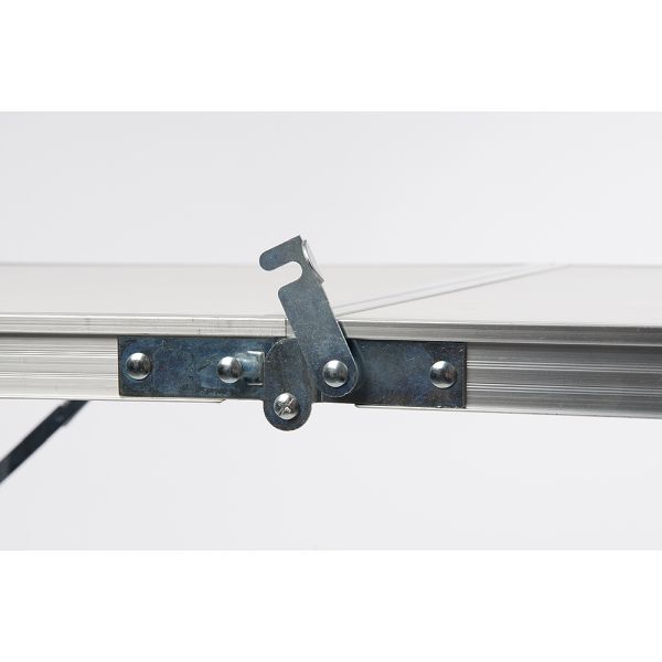 Garden King Kempingový skladací stolík 90 x 72 x 60 cm, sivý