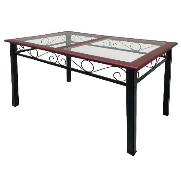 HomeLife Jedálenský stôl ANTIK 116 x 76 x 76 cm