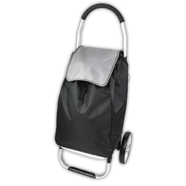 HomeLife Nákupná taška na kolieskach CARRY 53 litrov čierna