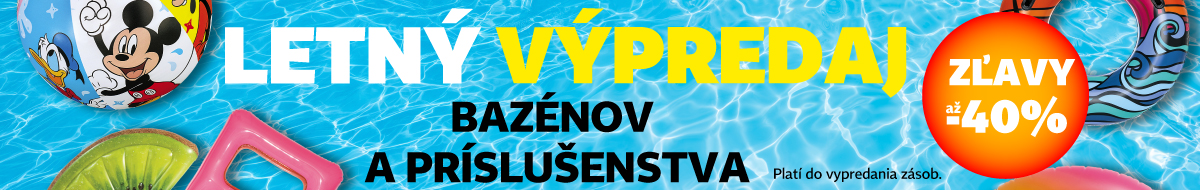 <span style="color:#ffff00;background-color:#04ade1;">Letný výpredaj bazénov</span>